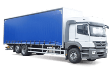 Car Hire Bridlington - 26 Tonne Curtain Side Truck - Truck hire Bridlington