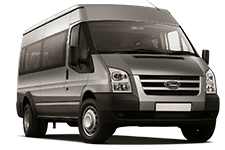 Car Hire Bridlington - Special Ford Minibus LITE - Accommodating 17 - Minibus hire Bridlington